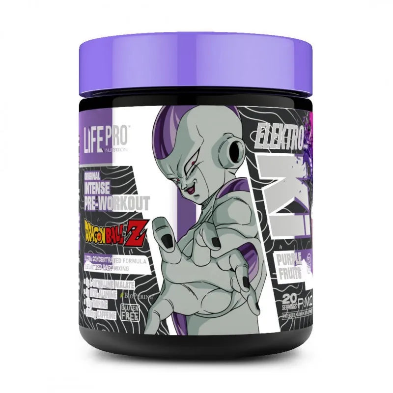Life Pro Nutrition Elektro Ki Dragon Ball Z Edición Limitada 400g - Aumenta tu rendimiento y supera tus límites como un súper guerrero