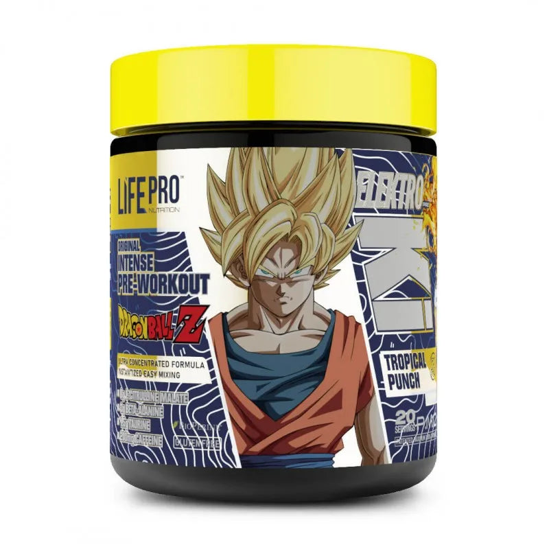 Life Pro Nutrition Elektro Ki Dragon Ball Z Edición Limitada 400g - Aumenta tu rendimiento y supera tus límites como un súper guerrero