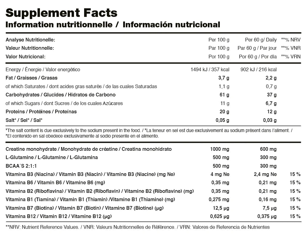 Nutrición perfecta - gran músculo XL - 1326 g