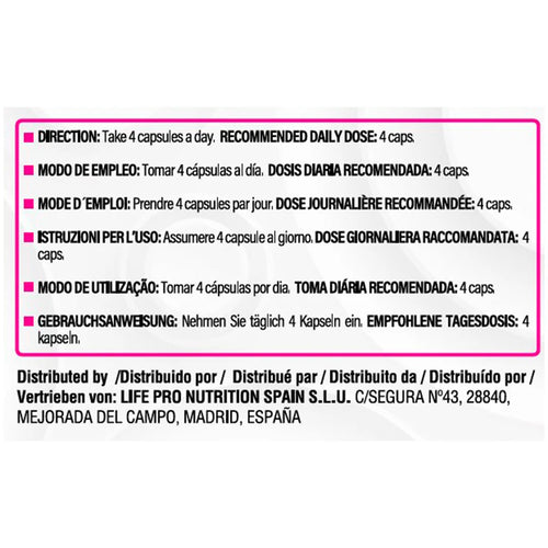 LIFE PRO NUTRITION OVAPRO MIO-INOSITOL 120 CÁPSULAS VEGANAS
