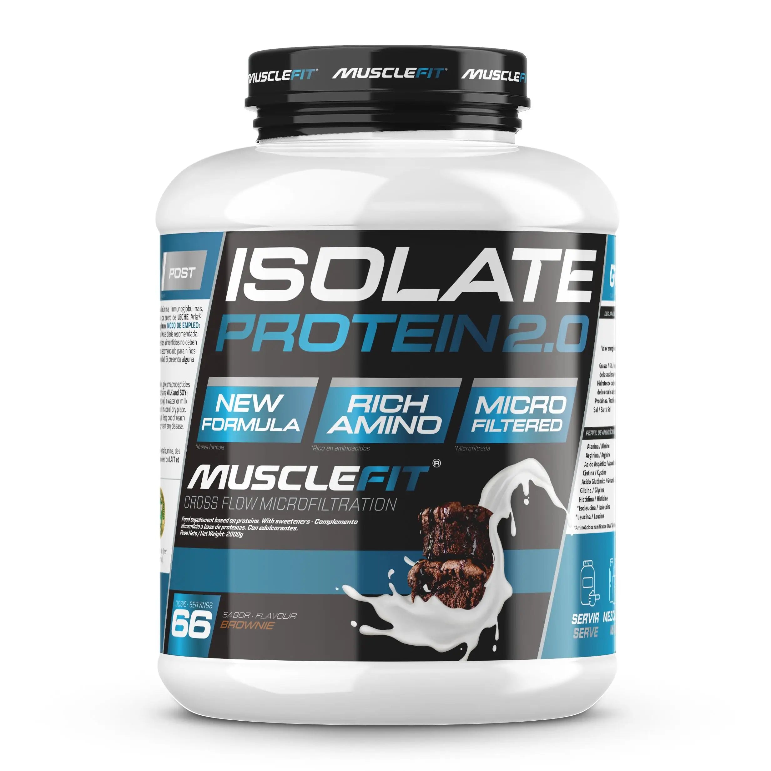 Proteína Aislada CFM 2000G - MuscleFit | Proteína Aislada para la Creación Muscular