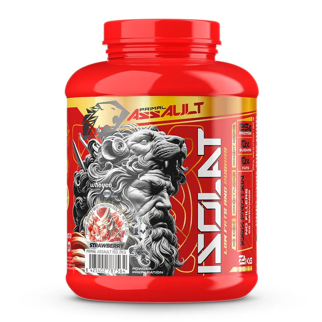 El aislado de proteína de suero Primal Assault es el más avanzado del mercado: la más alta calidad. Sin trucos ni ingredientes ocultos.