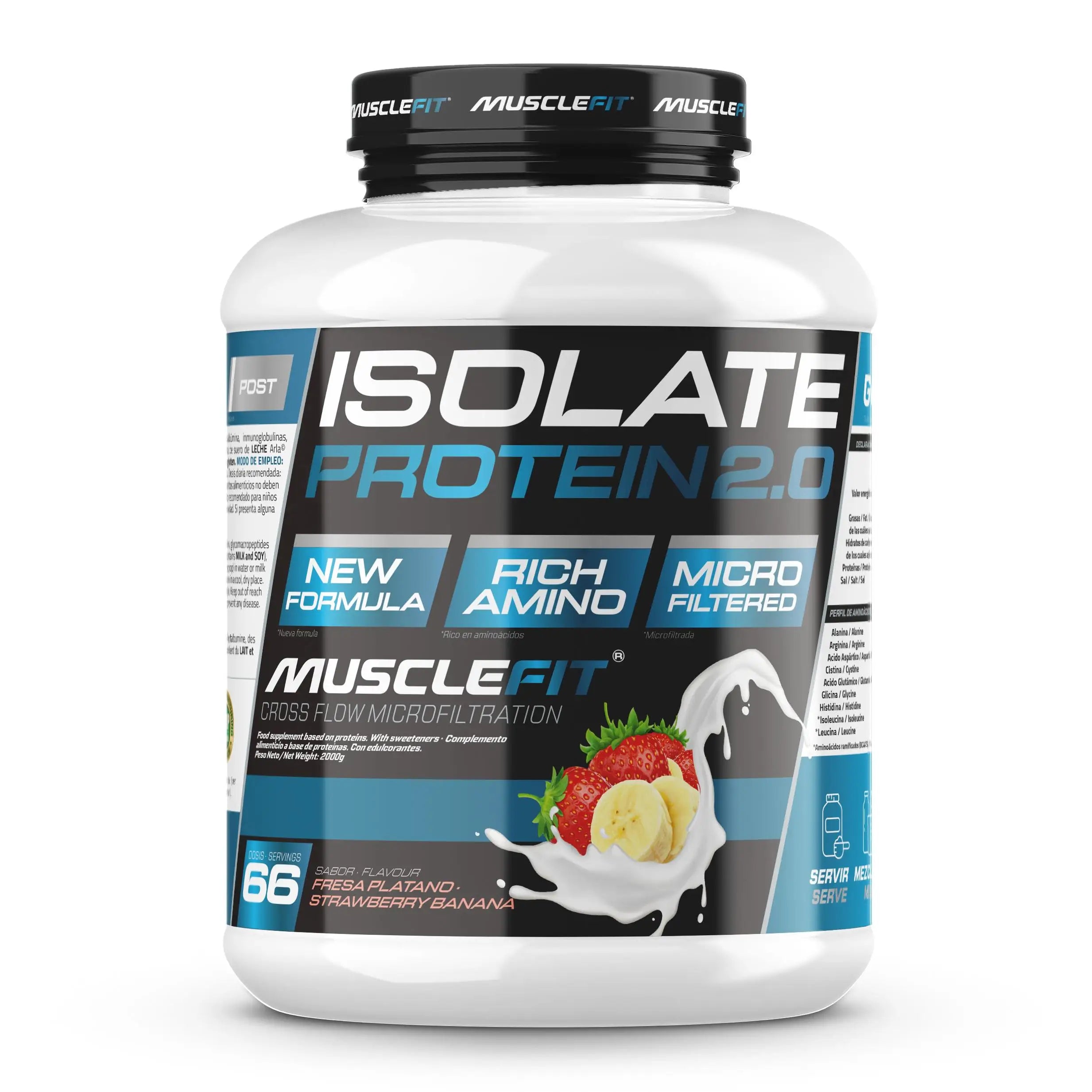 Proteína Aislada CFM 2000G - MuscleFit | Proteína Aislada para la Creación Muscular