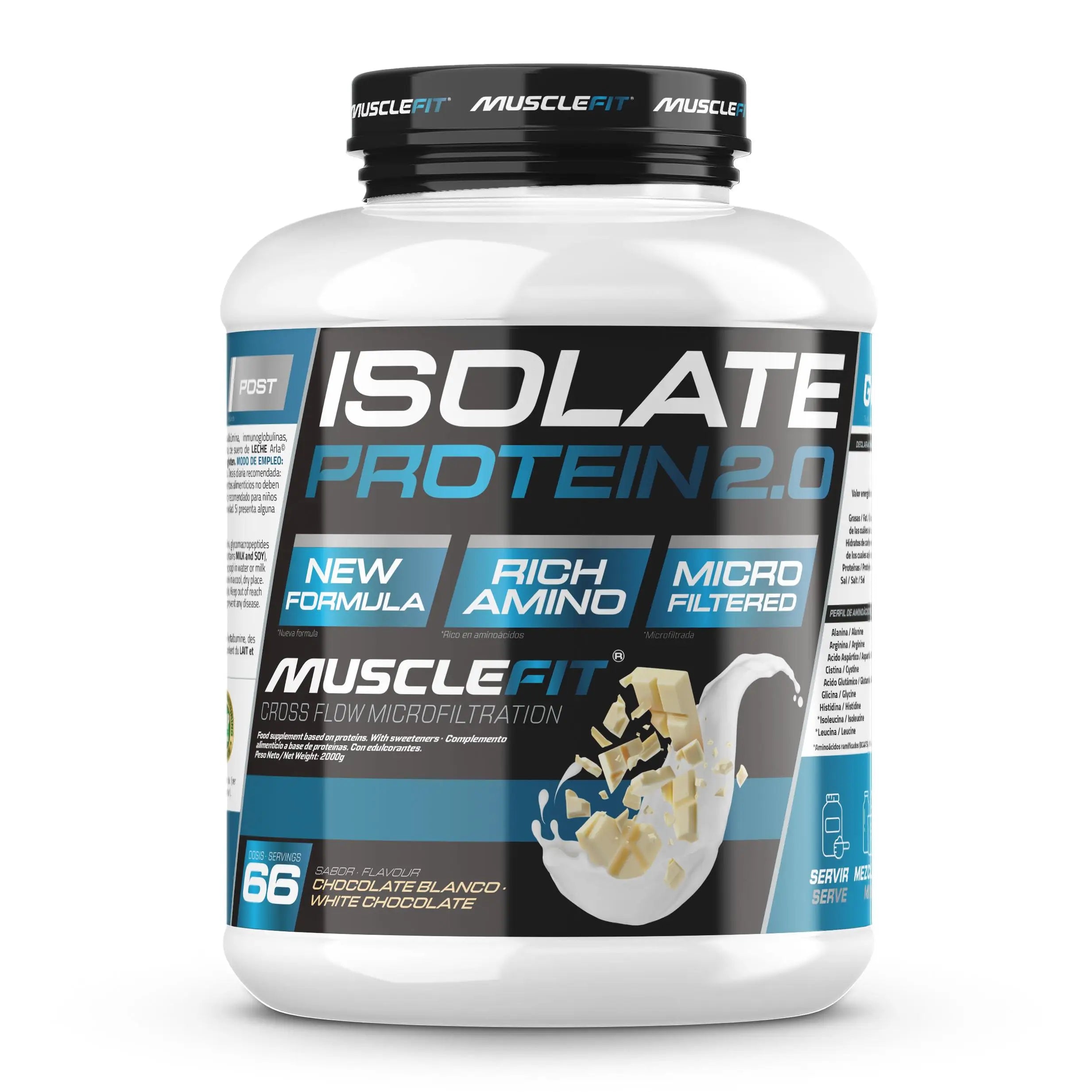 Proteína Aislada CFM 2000G - MuscleFit | Proteína Aislada para la Creación Muscular