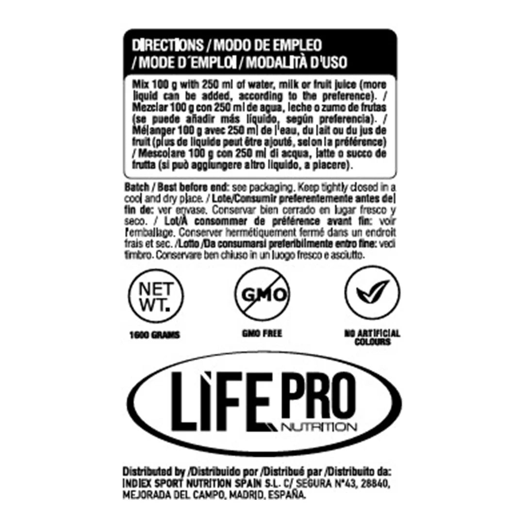Life Pro Avena Instantánea Premium 1,6kg