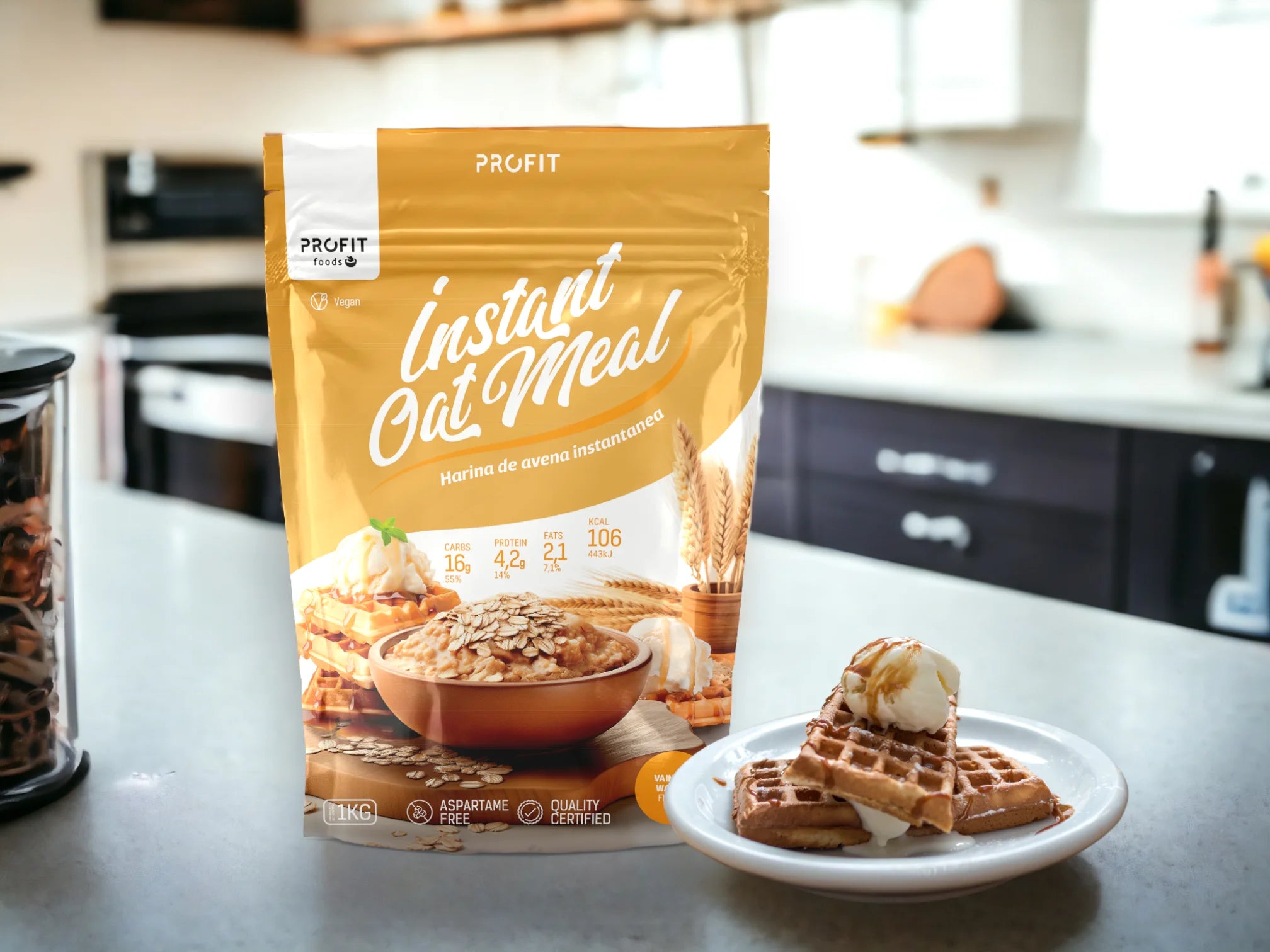 PROFIT Foods — Avena Instantánea de Alto Rendimiento | 1 Kg