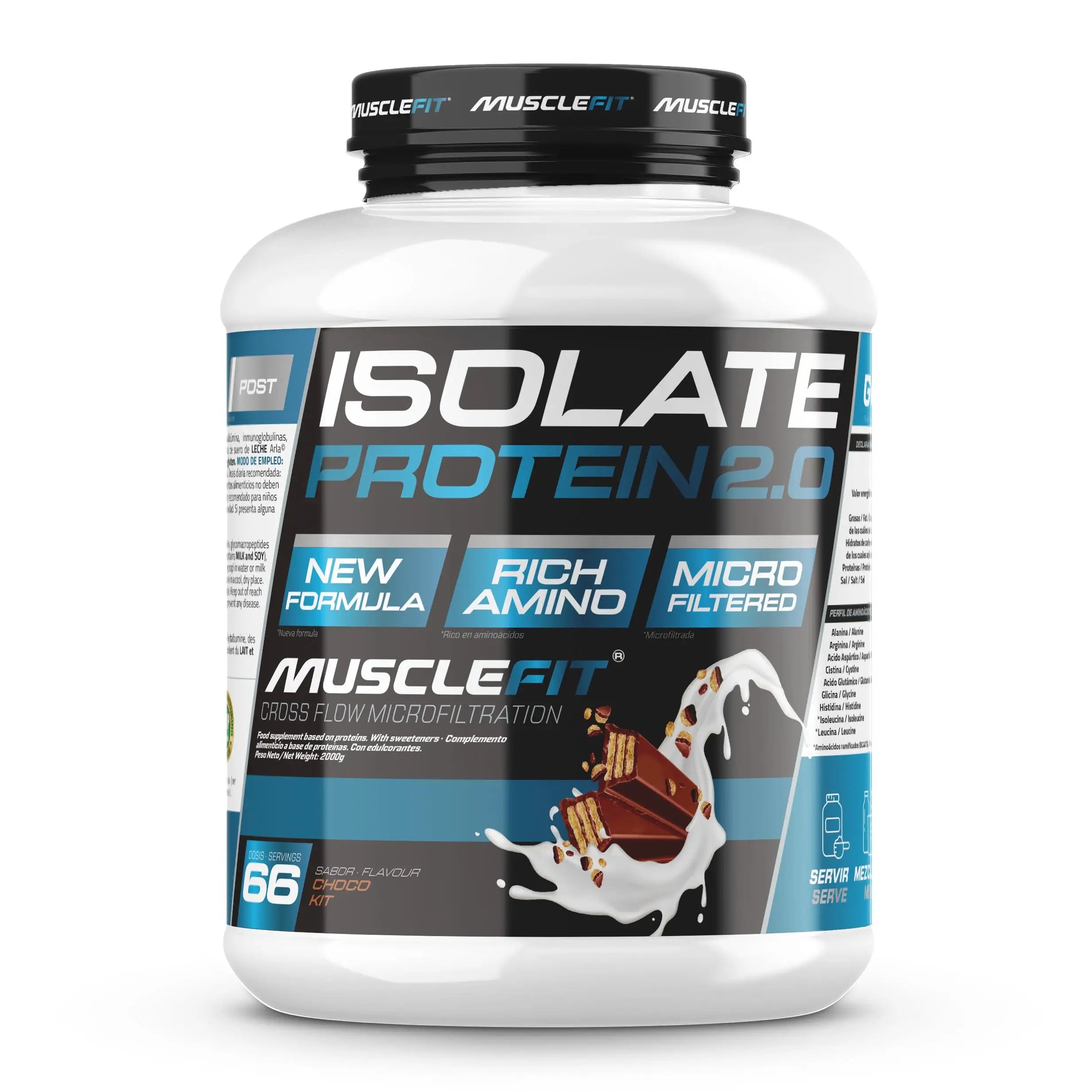 Proteína Aislada CFM 2000G - MuscleFit | Proteína Aislada para la Creación Muscular