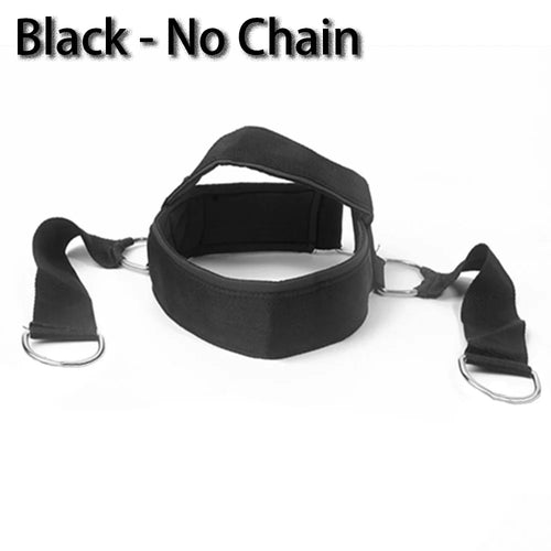 Correa de Entrenamiento de Fuerza Cervical Ajustable — Arnés para la cabeza con Capacidad de Carga para Ejercicios de Fuerza y Fitness en el Gimnasio