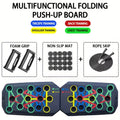 Set de Tablero para Flexiones Portátil y Multifuncional — Barra Plegable para Flexiones | Equipamiento Fitness para Entrenamiento de Pecho, Abdomen, Brazos y Espalda