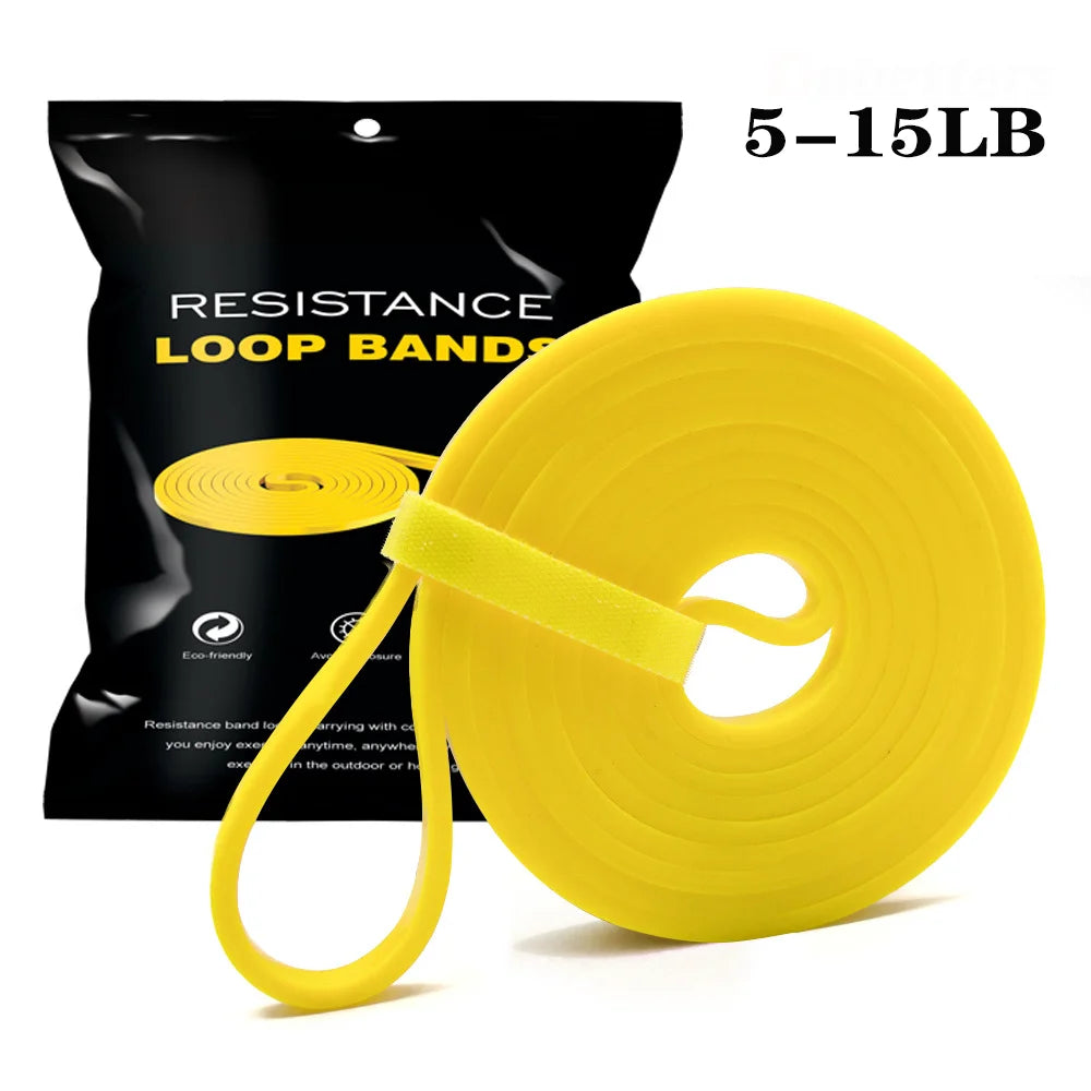Banda de Resistencia de Alta Resistencia con 7 Niveles — Equipamiento de Entrenamiento de Agilidad para Gimnasio, Yoga y Pilates | Accesorios de Goma para Gimnasio en Casa