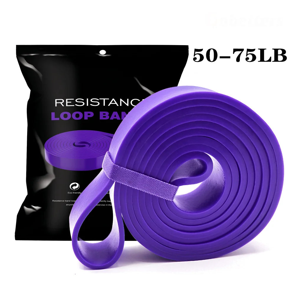 Banda de Resistencia de Alta Resistencia con 7 Niveles — Equipamiento de Entrenamiento de Agilidad para Gimnasio, Yoga y Pilates | Accesorios de Goma para Gimnasio en Casa